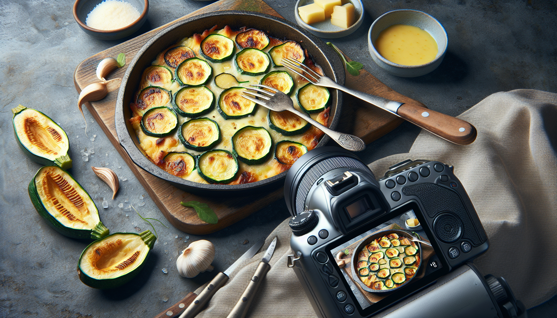 zucchine al forno light